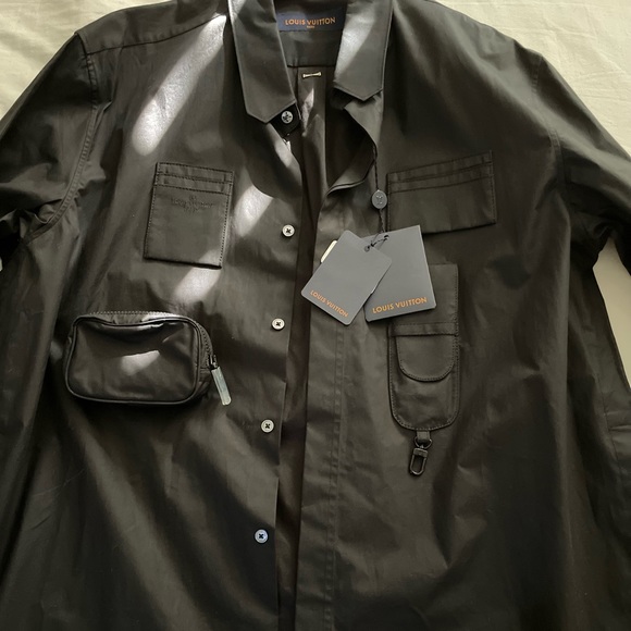 Louis Vuitton Multiple Pocket Utility Shirt Size Large LV